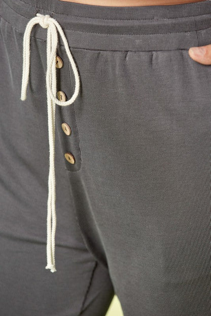 Come Back Home Joggers - Charcoal