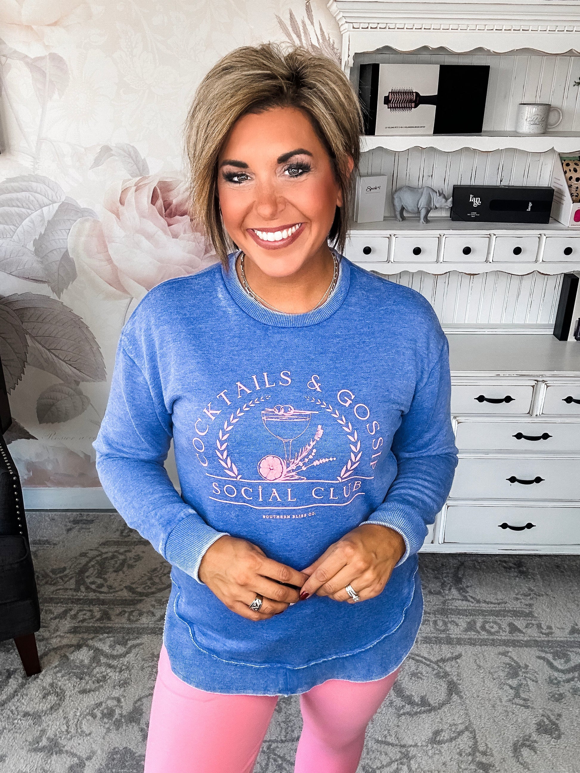 Cocktails & Gossip Social Club Pullover