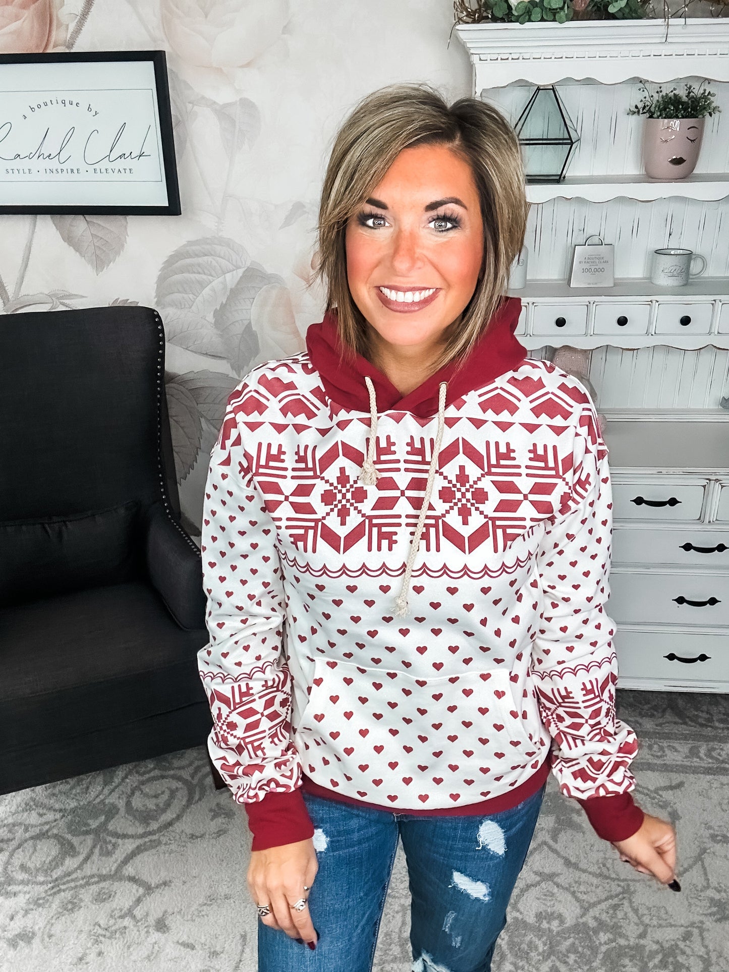 Ampersand Avenue University Hoodie - Home For The Holidays