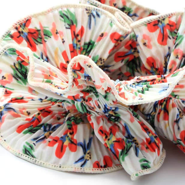 Extra Large Ruffled Scrunchie - Wildflower