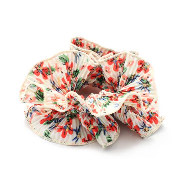 Extra Large Ruffled Scrunchie - Wildflower