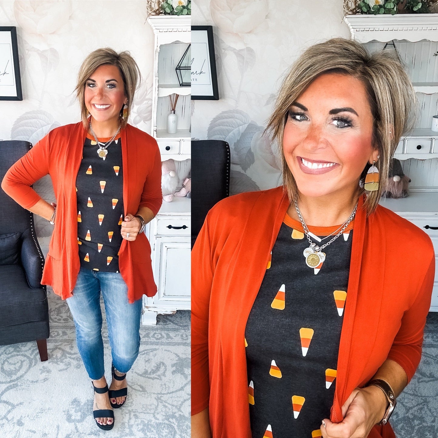 Bad Breakup Cardigan - Rust