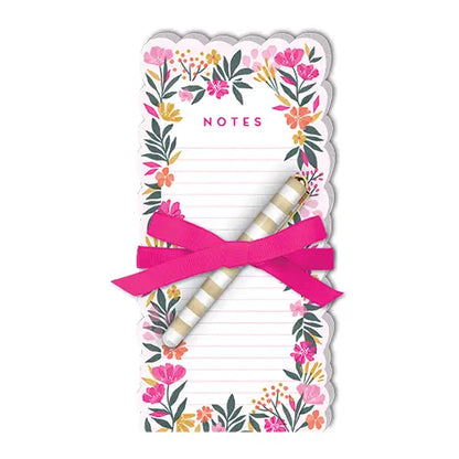 Die-Cut Notepad with Pen