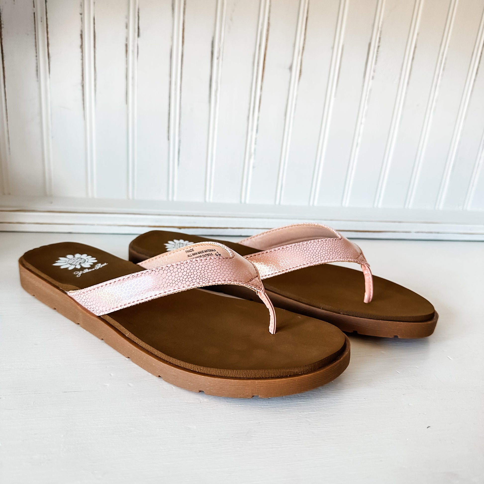 Fanzie Flance Flip Flop Sandal - Coral