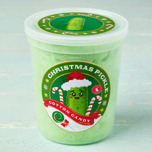Christmas Pickle Cotton Candy