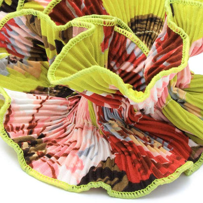 Extra Large Ruffled Scrunchie - Tropical