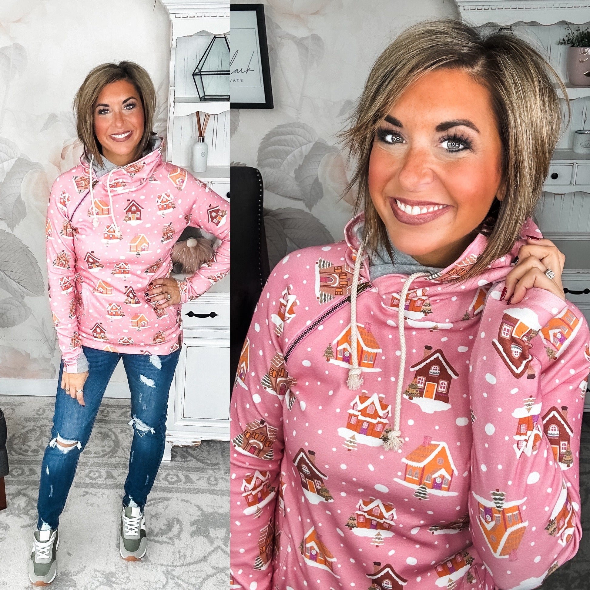 Ampersand Avenue - Doublehood™ Sweatshirt - Sugar & Spice