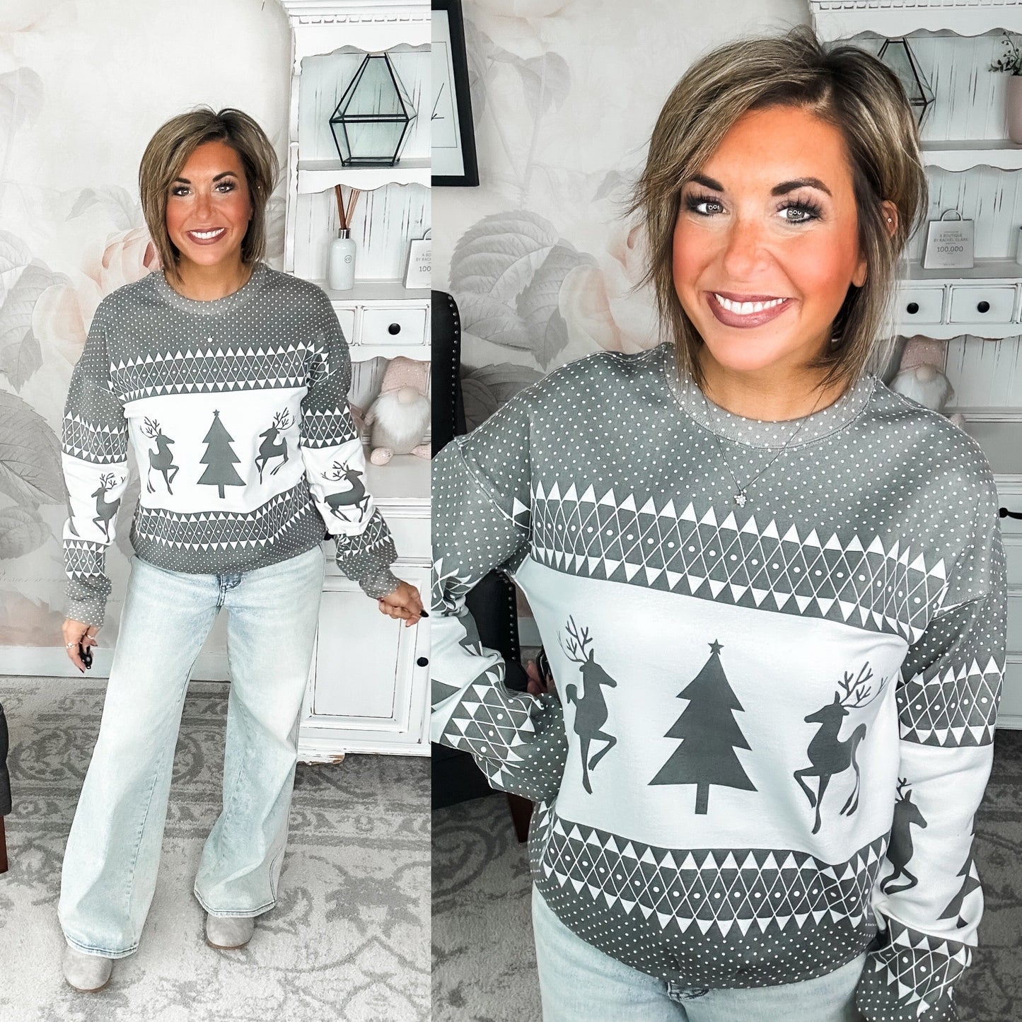 Ampersand Avenue University Pullover - Oh What Fun