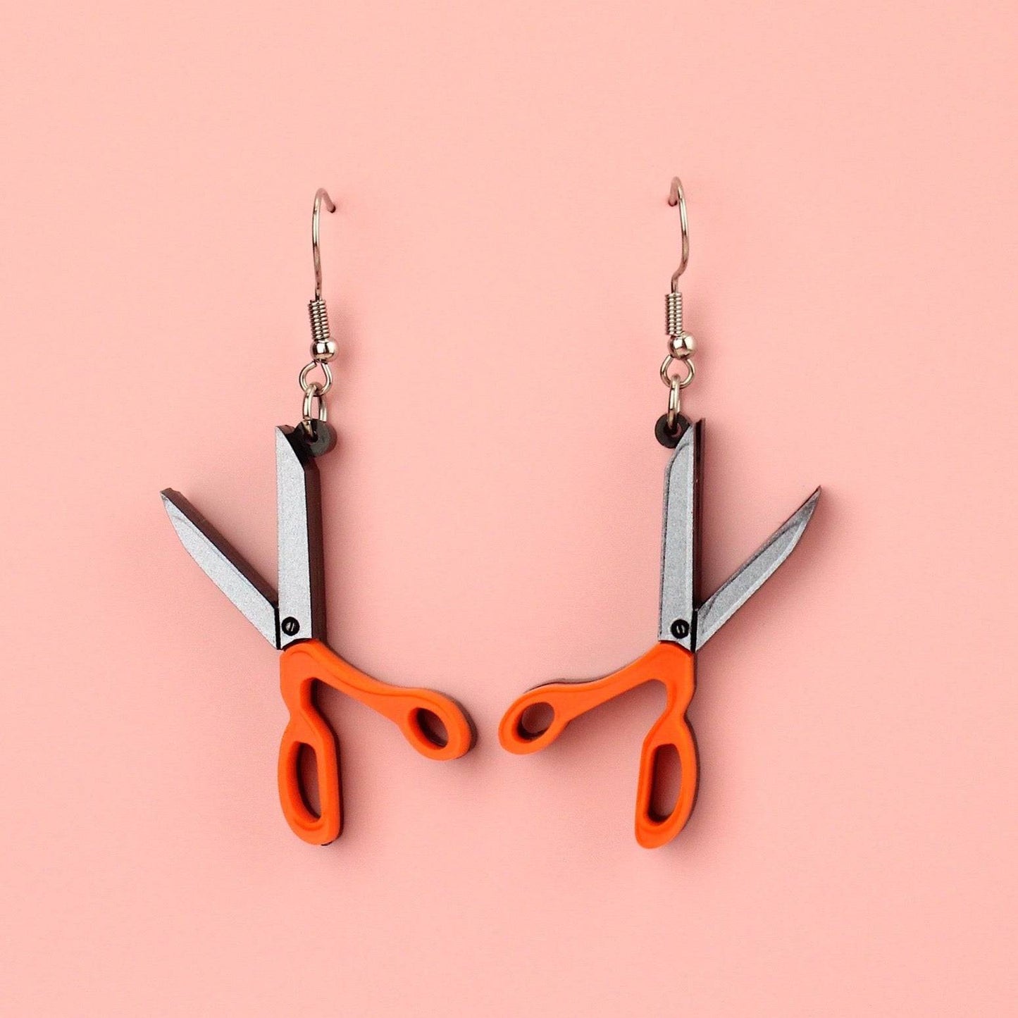 Fabric Scissor Earrings