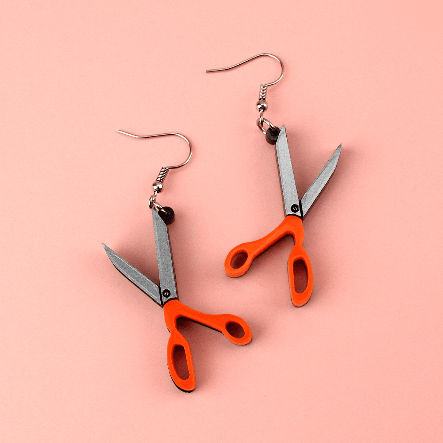 Fabric Scissor Earrings
