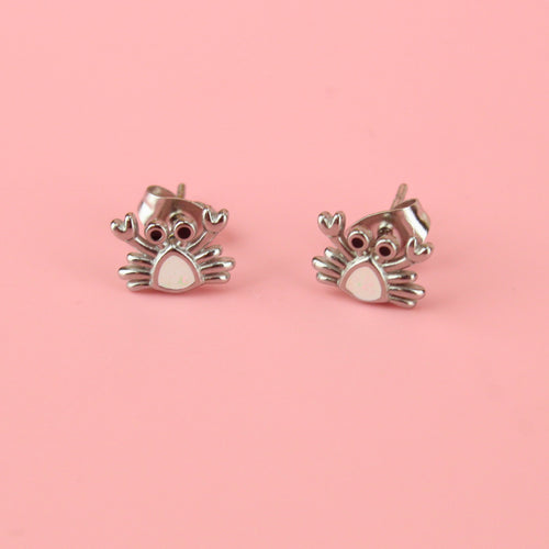 Feeling Crabulous Stud Earrings