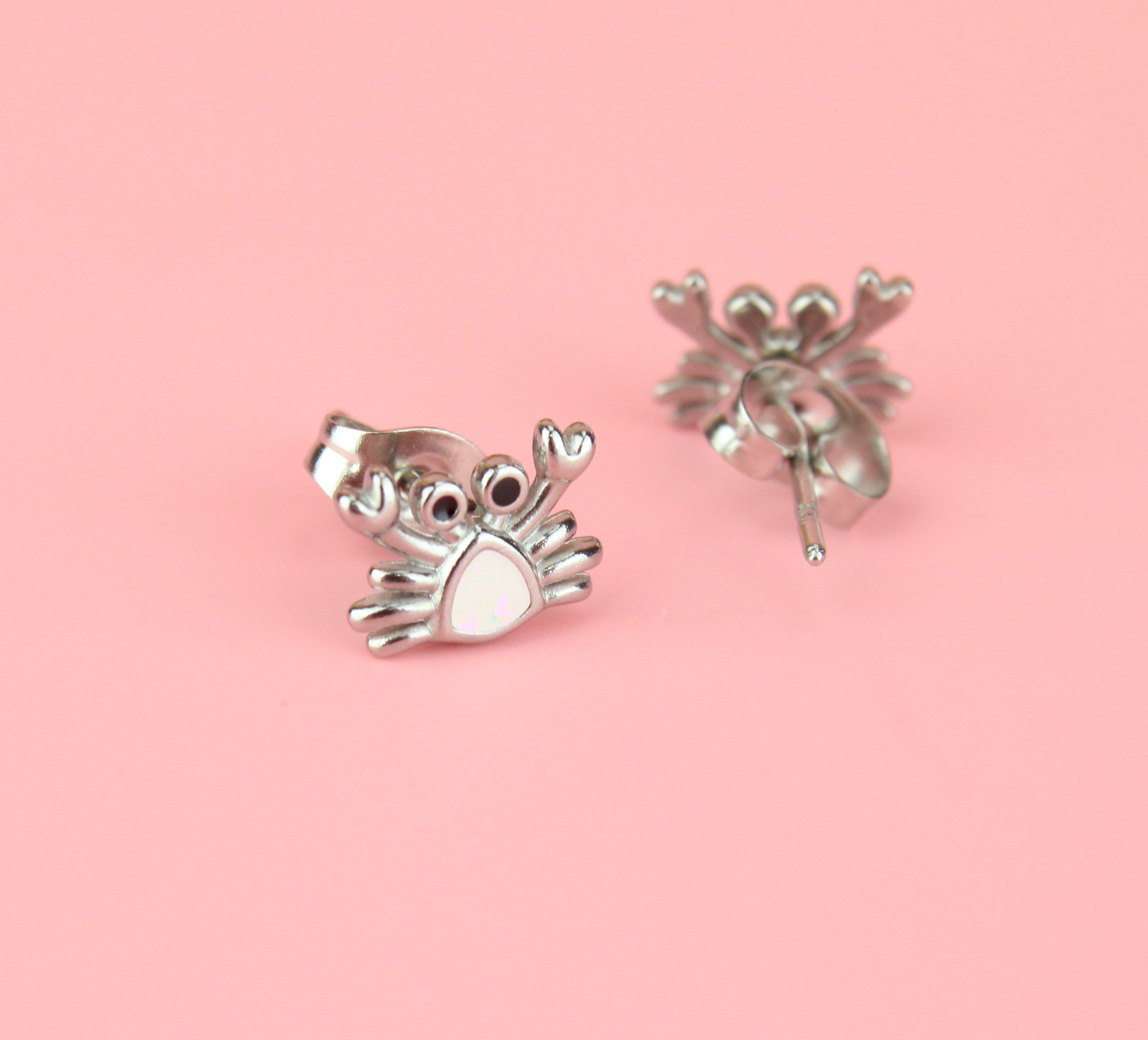 Feeling Crabulous Stud Earrings