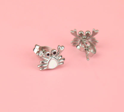 Feeling Crabulous Stud Earrings