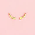 Fern Stud Earrings (Gold Plated)