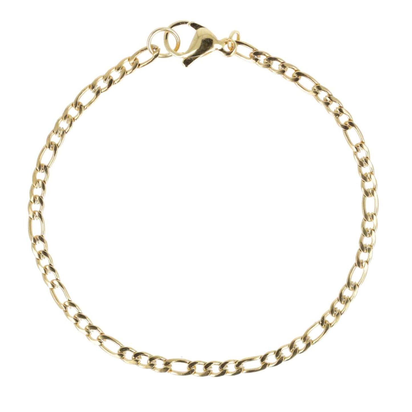 Figaro Chain Bracelet (Gold Plated)