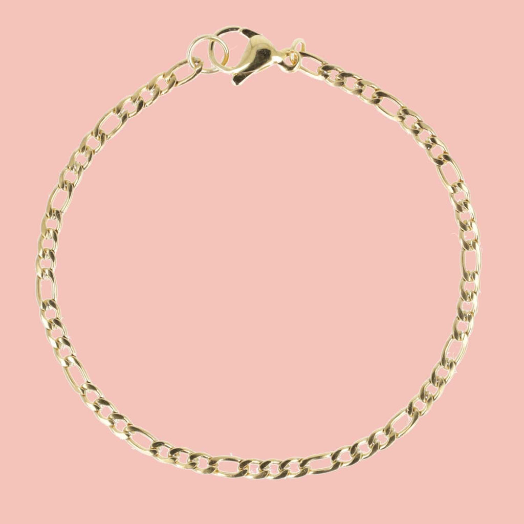 Figaro Chain Bracelet (Gold Plated)