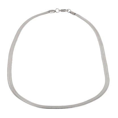 Flat Snake Chain Necklace (Stainless Steel)
