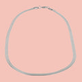 Flat Snake Chain Necklace (Stainless Steel)