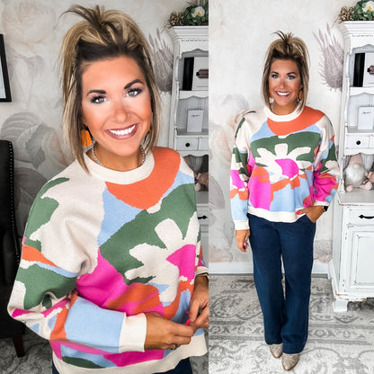 Memories of Before Floral Sweater