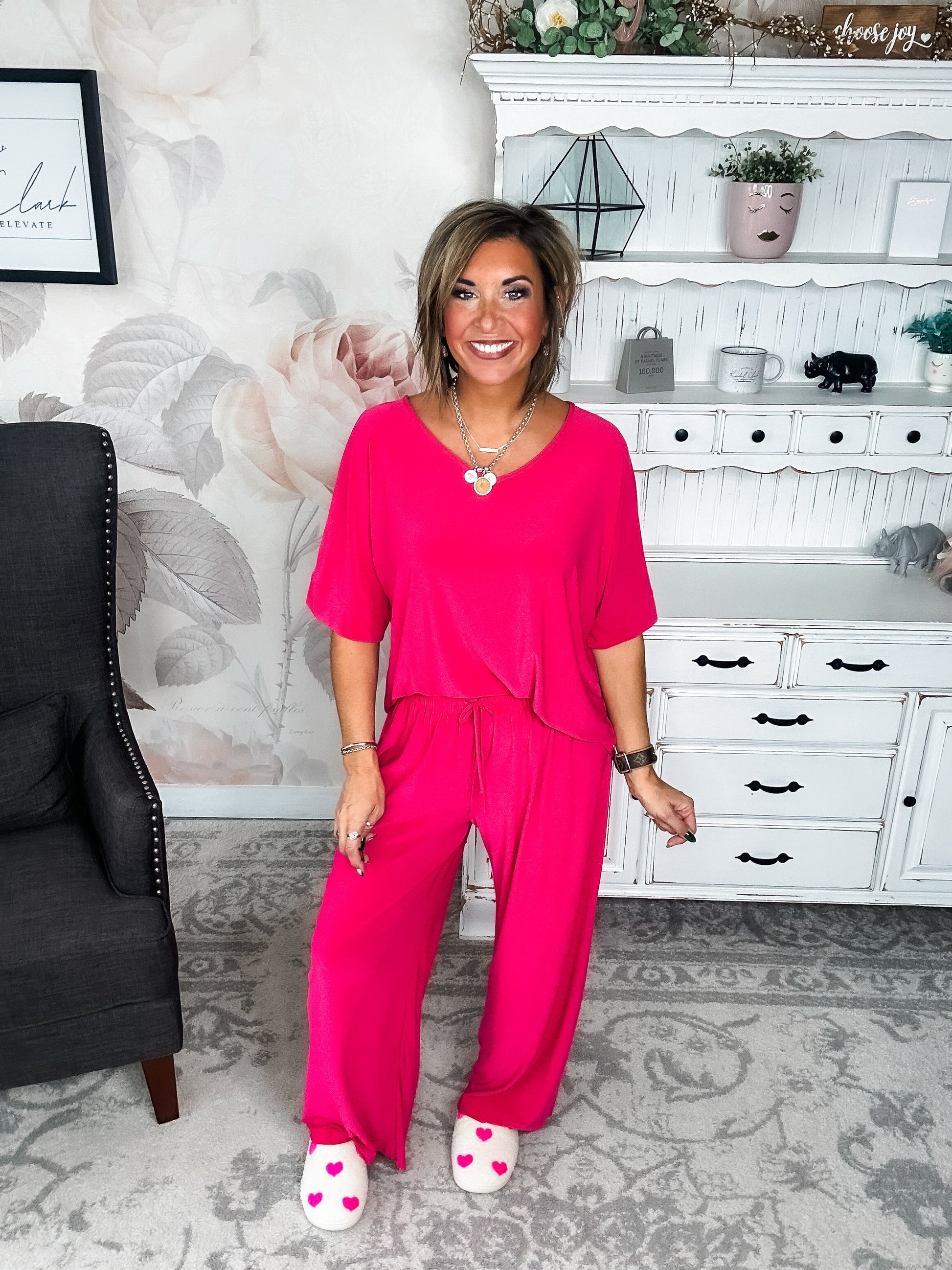 Deserve The Best Set - Fuchsia