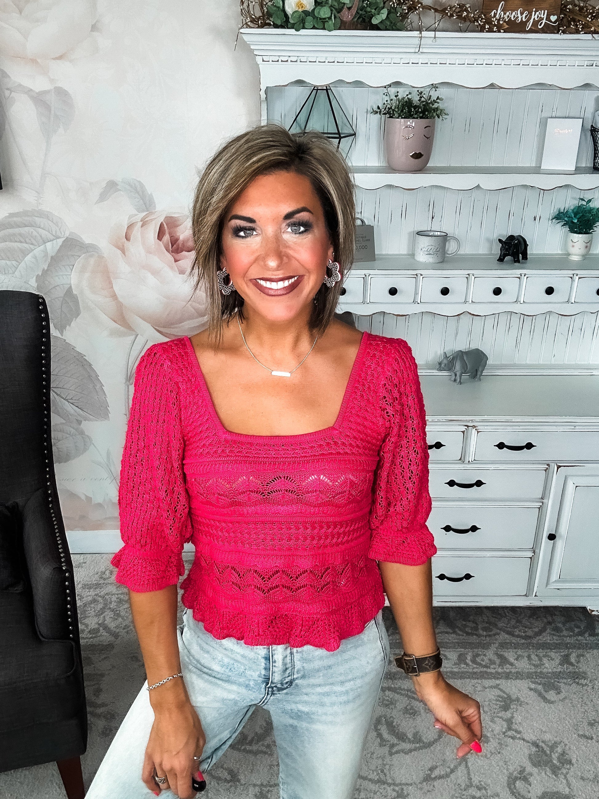 Feel You Fallin' Crochet Top