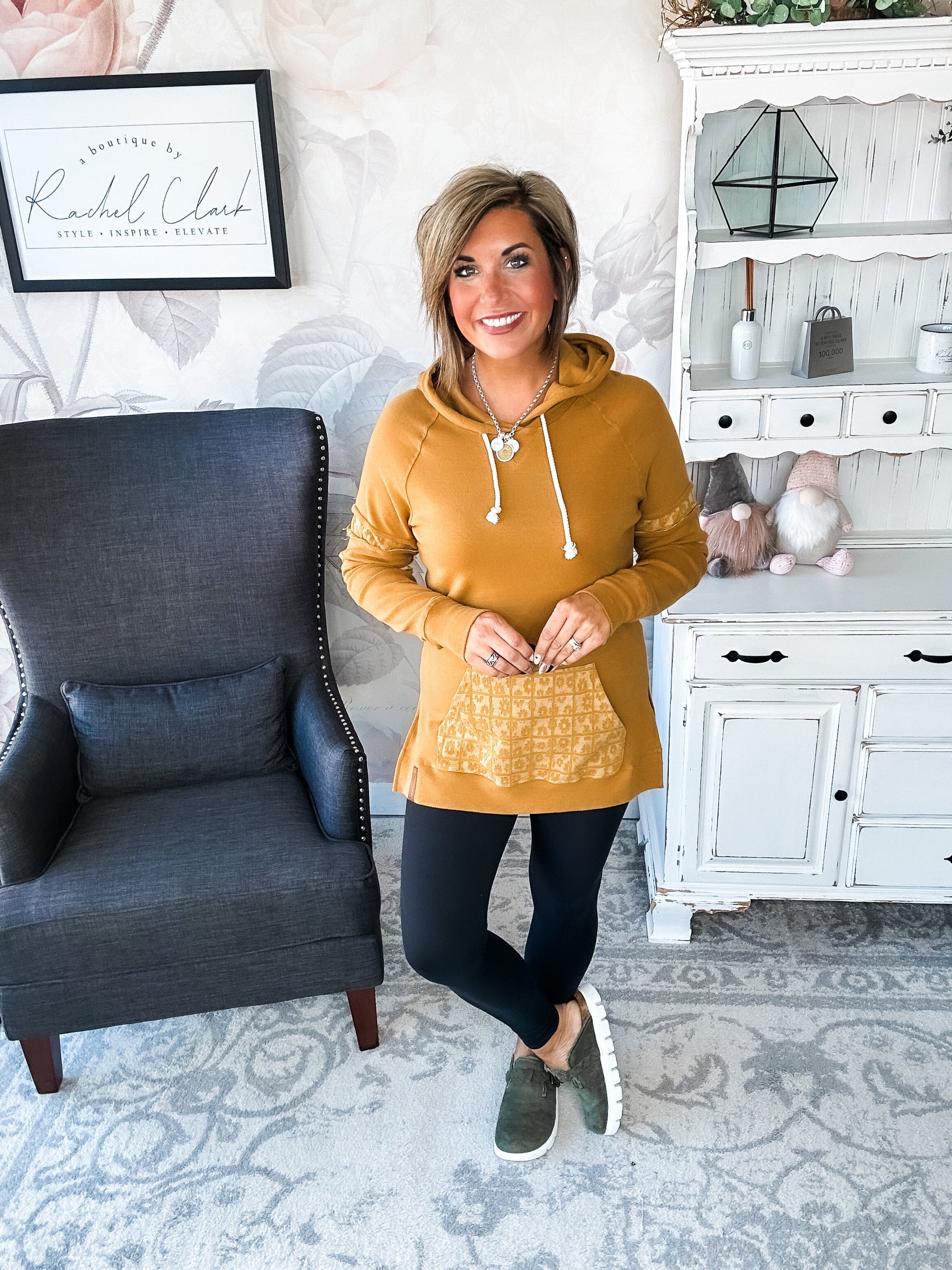Ampersand Avenue SideSlit Hoodie - Made For You
