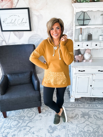 Ampersand Avenue SideSlit Hoodie - Made For You