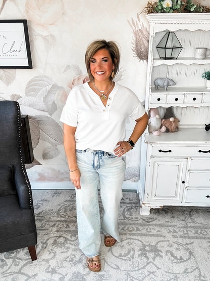 Beautiful Story Top - Ivory