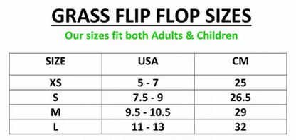 Grass Flip Flops - Black