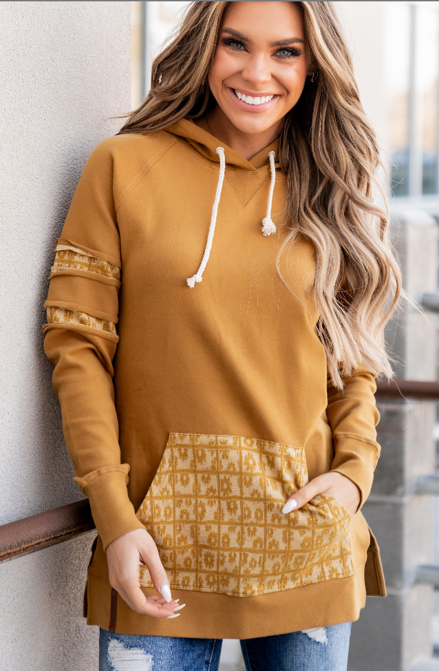 Ampersand Avenue SideSlit Hoodie - Made For You