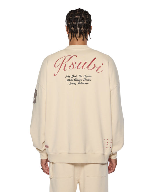 PLAYOFF EKCESS CREW NECK DUSTY DESERT