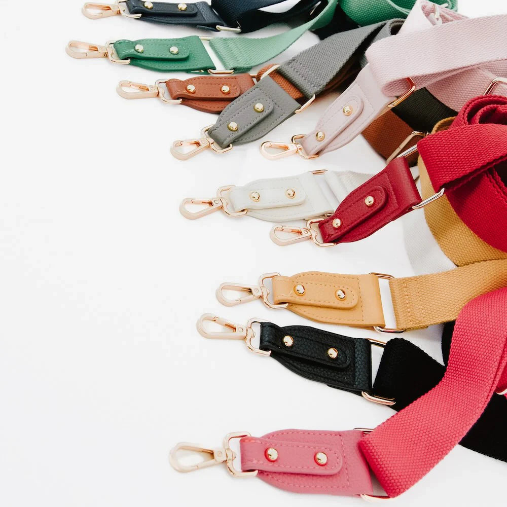 Callie Canvas Adjustable Strap - Navy