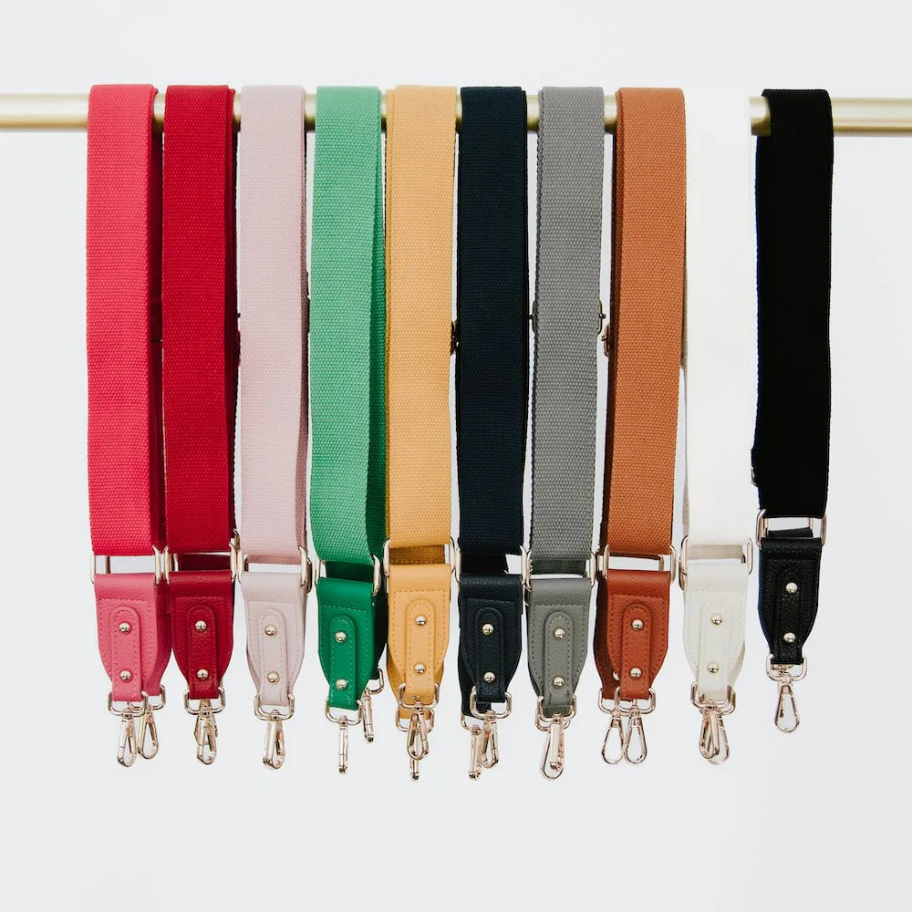 Callie Canvas Adjustable Strap - Red