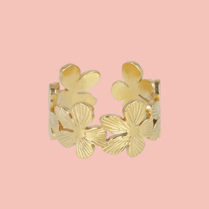 Floral Ring (Gold Plated)
