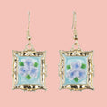 Florals? For Spring? Earrings - Blue