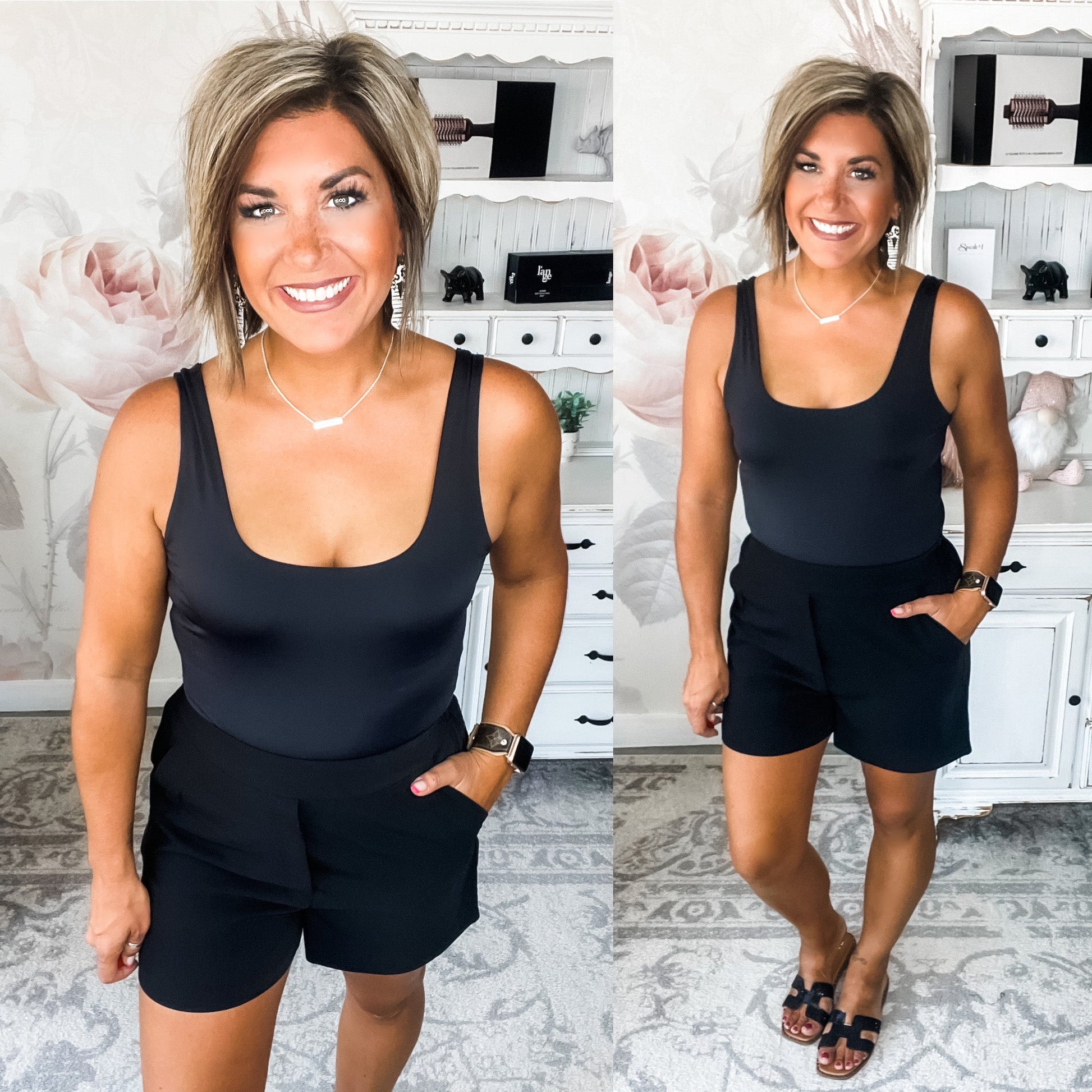 Getting In the Swing Bodysuit - Black