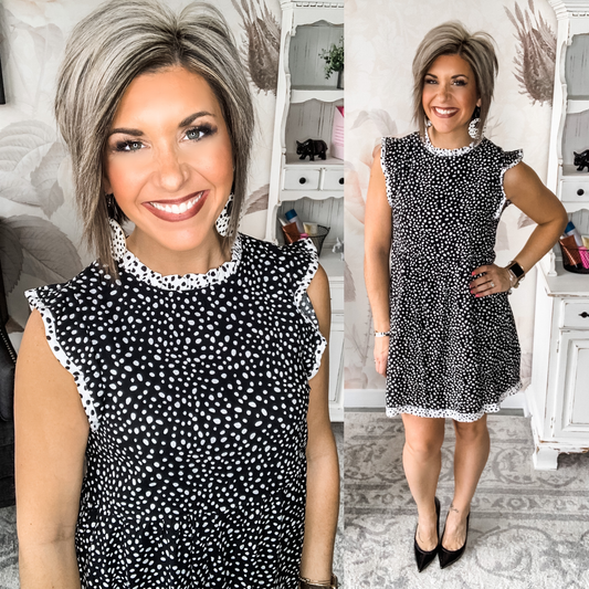 Dance With Me Polka Dot Dress