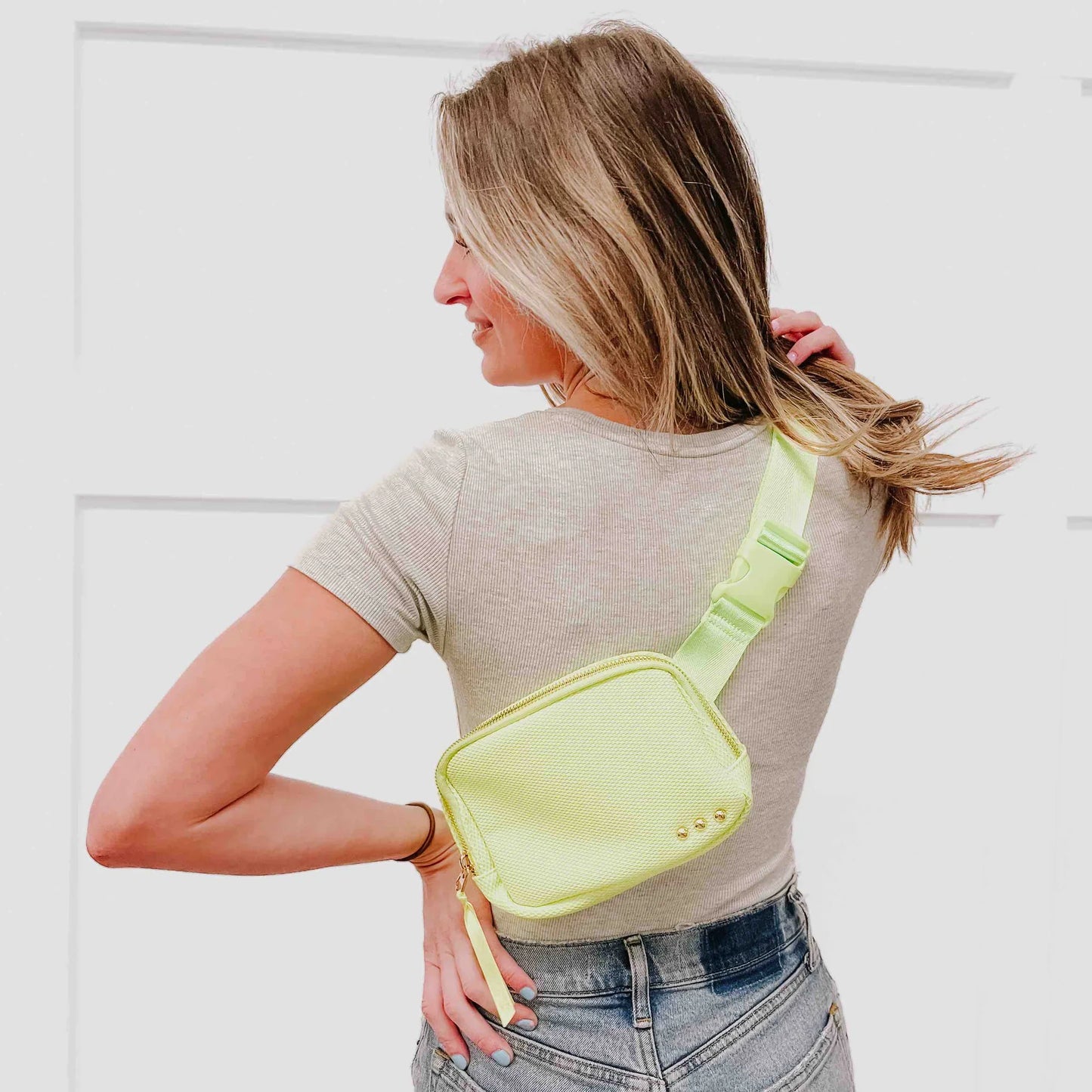 Brooklyn Bum Bag - Neon Yellow
