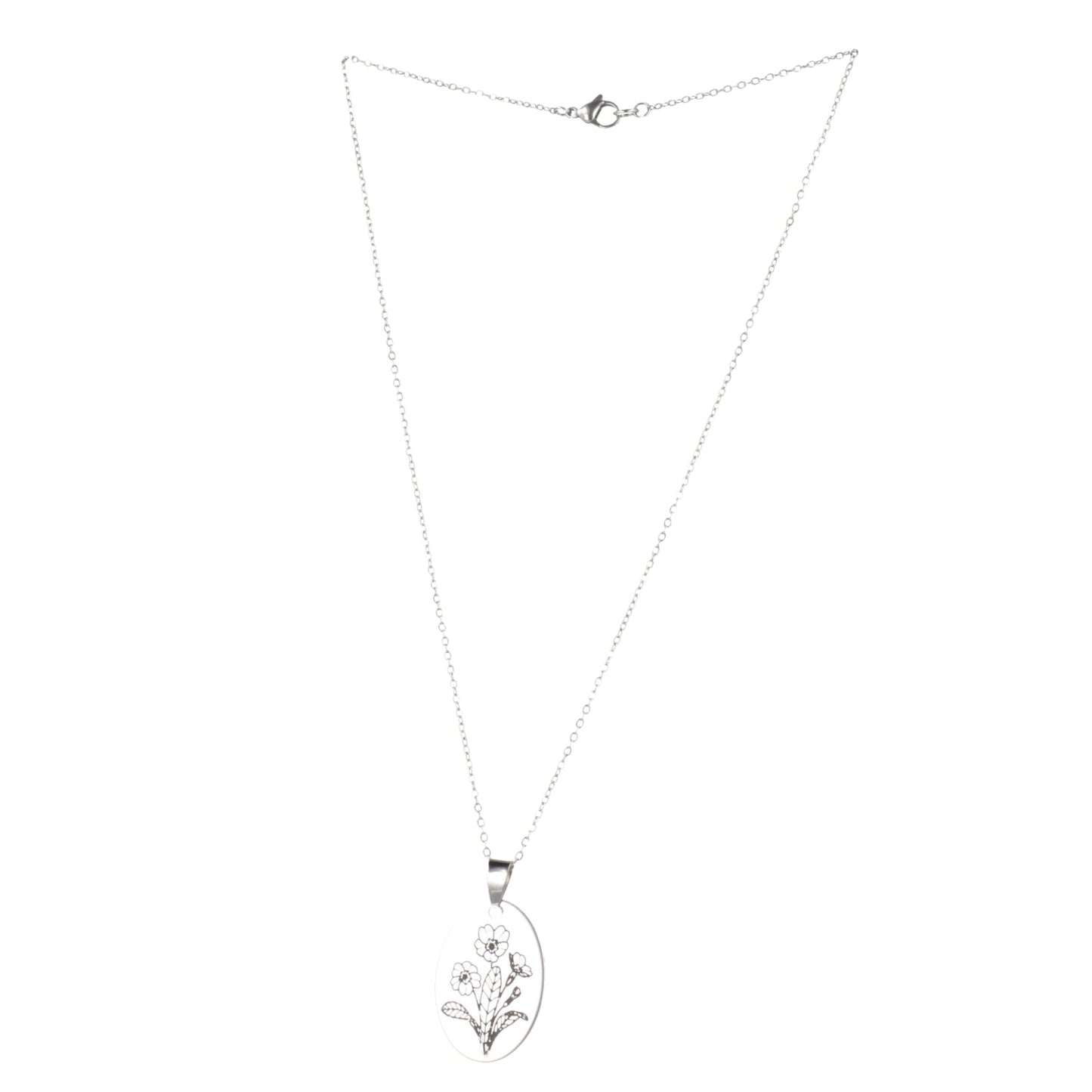February Birth Flower Necklace - Primrose
