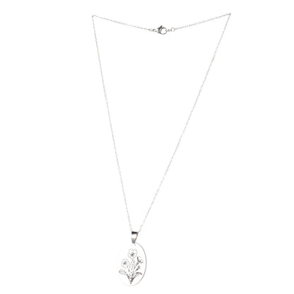 February Birth Flower Necklace - Primrose