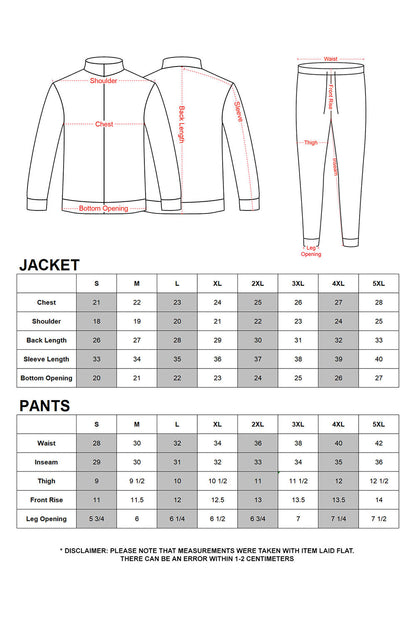 Accented Velour Track Suit